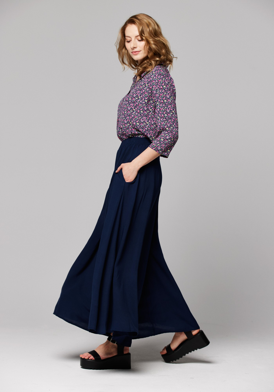 Granatowe kuloty 5059