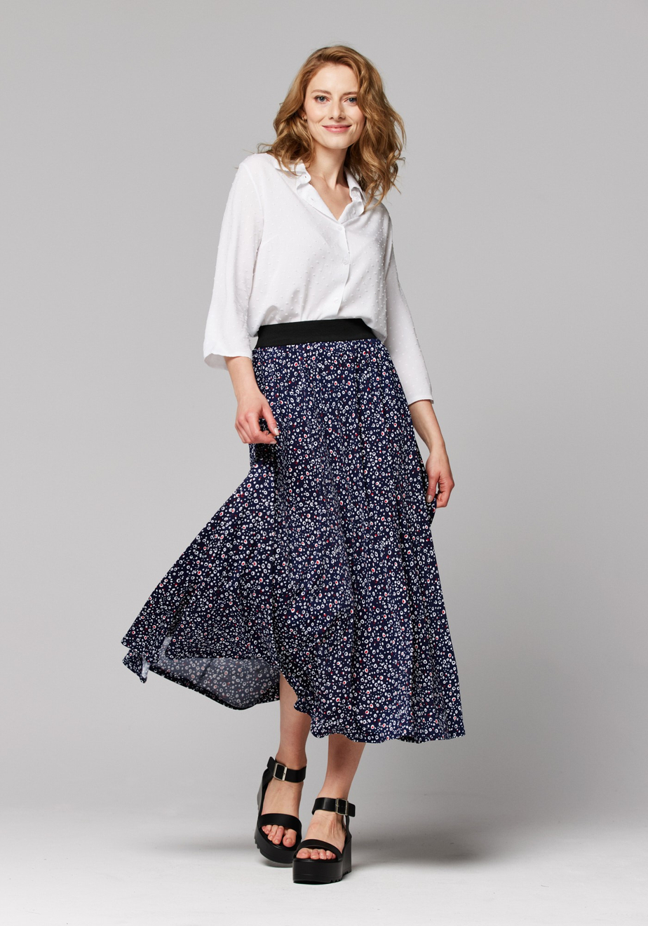 Swobodna spódnica w groszki 2011