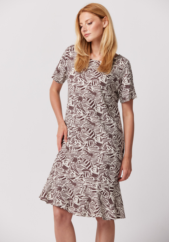 Sukienka z falbanką 1391