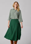 Zielona wiązana spódnica 2042
