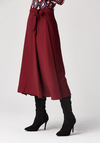 Burgundowa wiązana spódnica 2012
