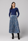 Welurowa spódnica paisley 2023