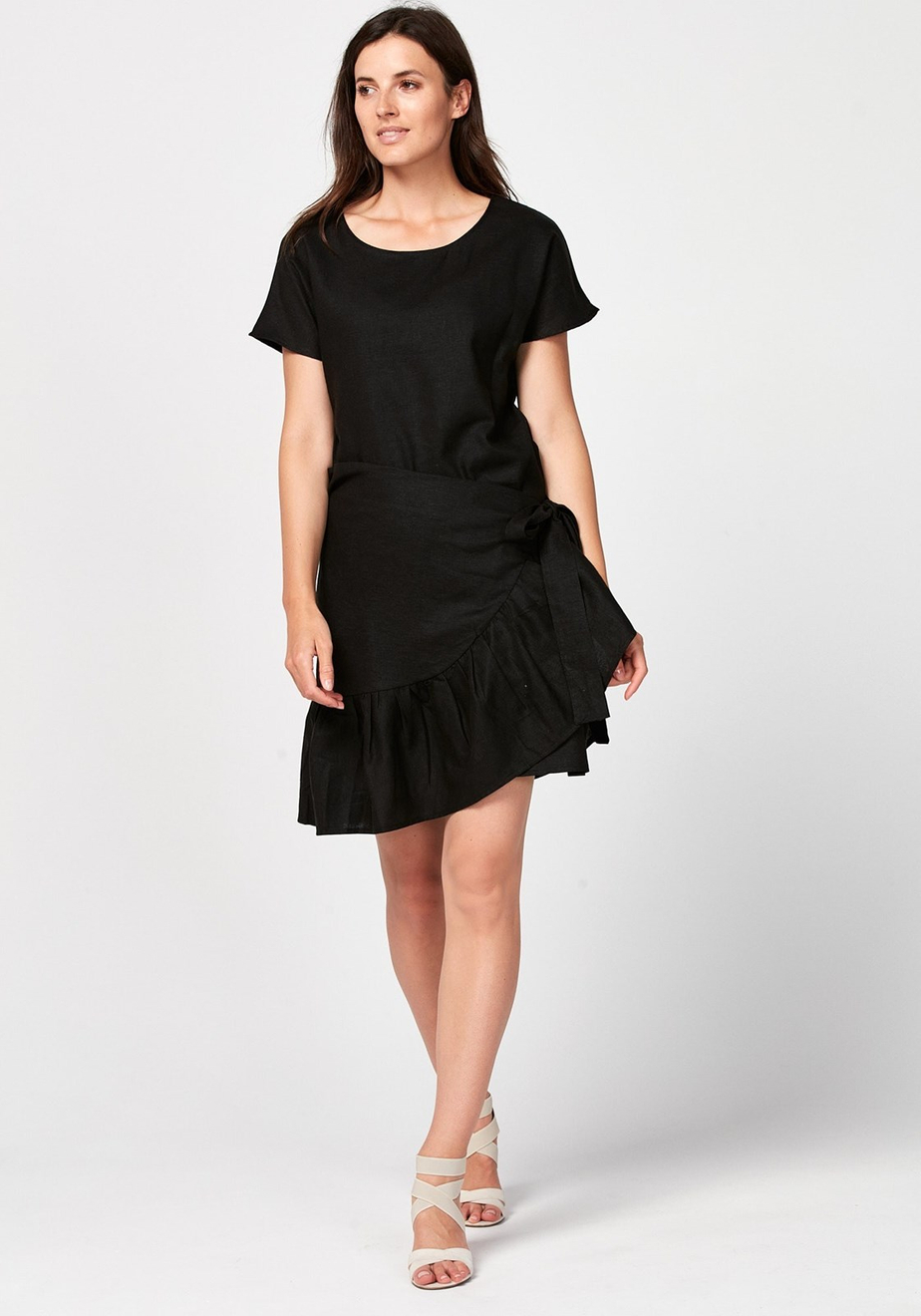 Sukienka z falbaną 1353