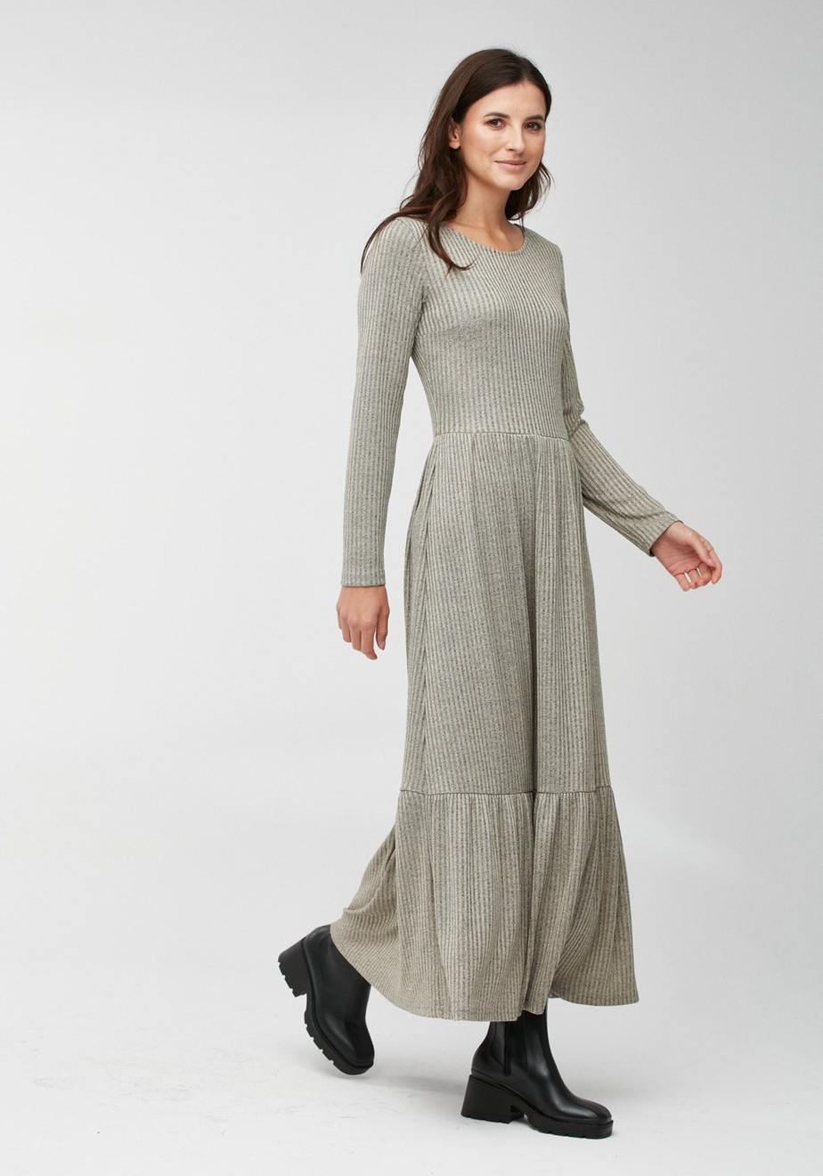 Maxi dzianinowa sukienka 1932