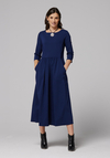 Elegancka granatowa sukienka 1784