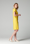 Elegancka żółta sukienka 1744
