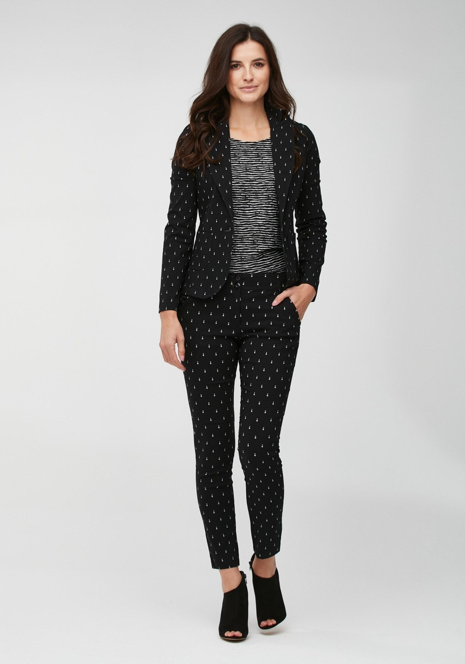 Żakiet w drobny wzór 3179