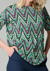 Bluzka w zygzaki 3256