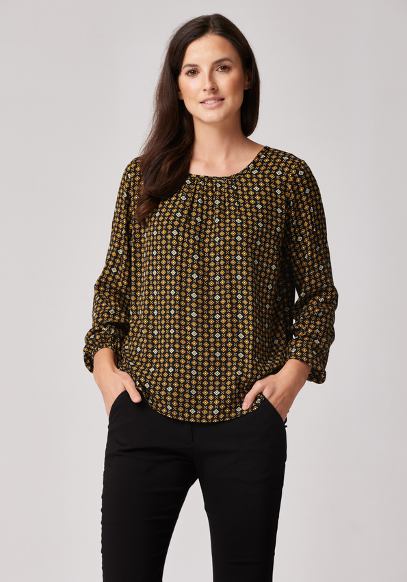 Wiskozowa luźna bluzka 3115