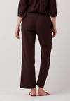 Czekoladowe spodnie z prostymi nogawkami 5096