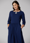 Elegancka granatowa sukienka 1784