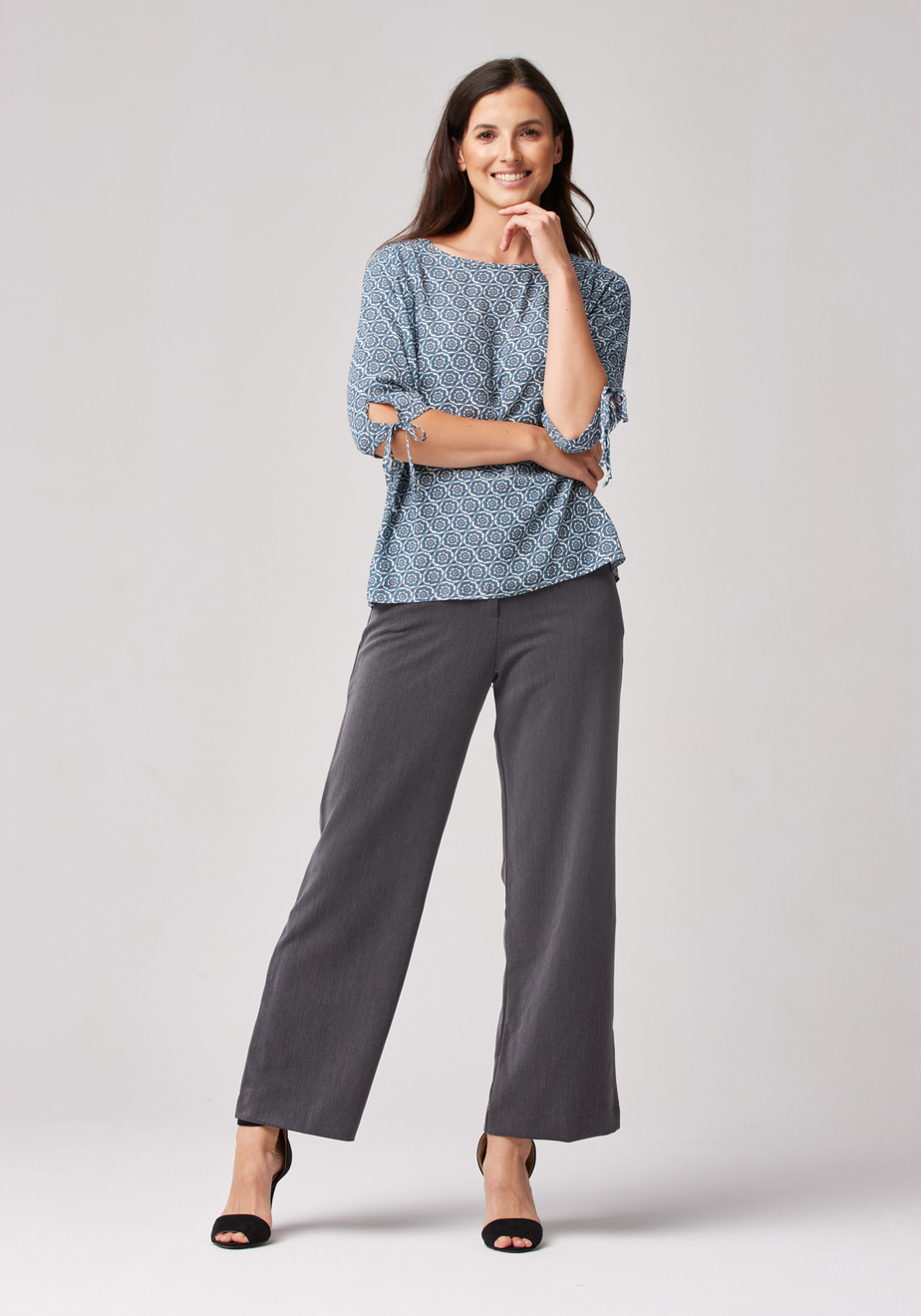 Spodnie z szeroką nogawką 5173