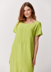 Prosta jasnozielona sukienka 1224