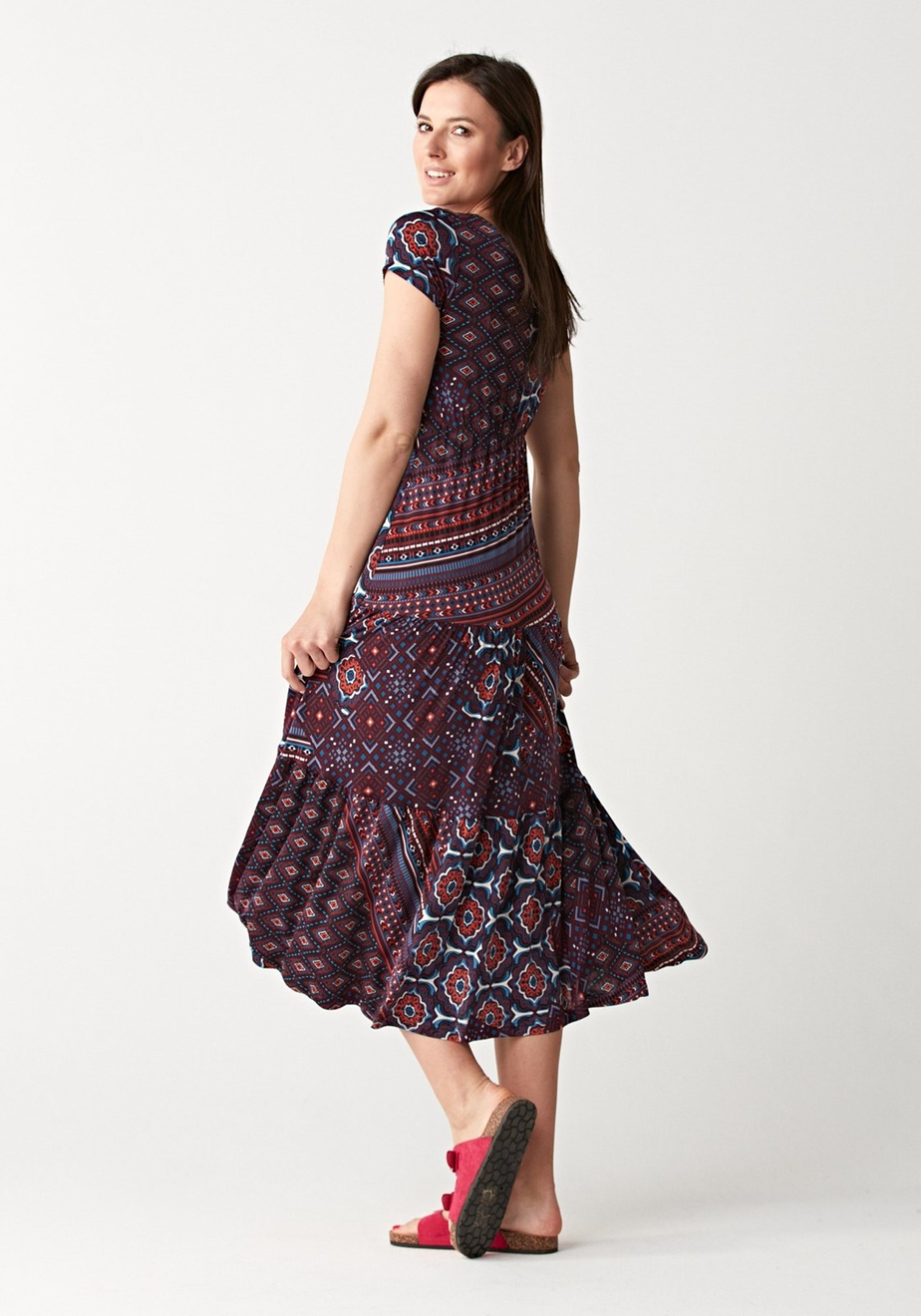 Sukienka z falbanami 1406