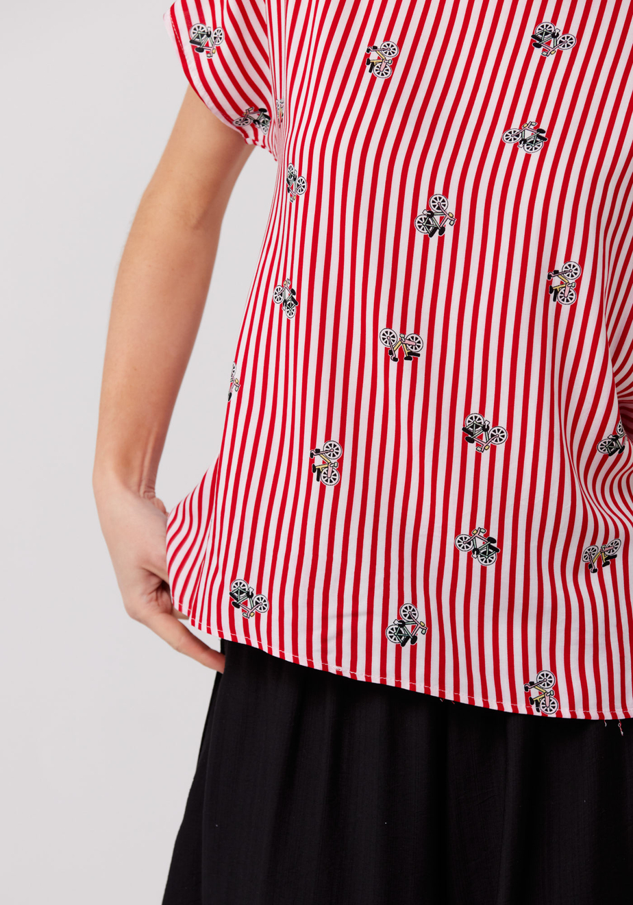 Bluzka w rowerki 3411