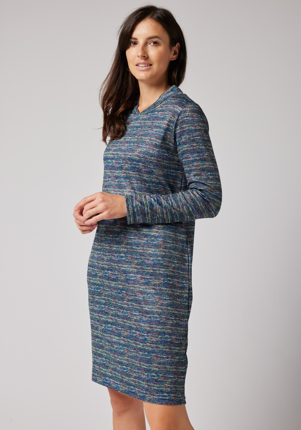 Sukienka w kolorowe paski 1837