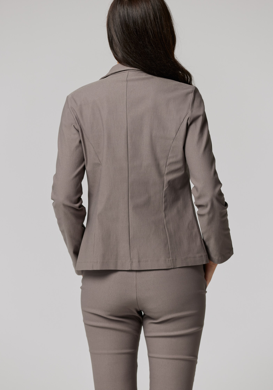 Wiskozowe brązowe spodnie 5177