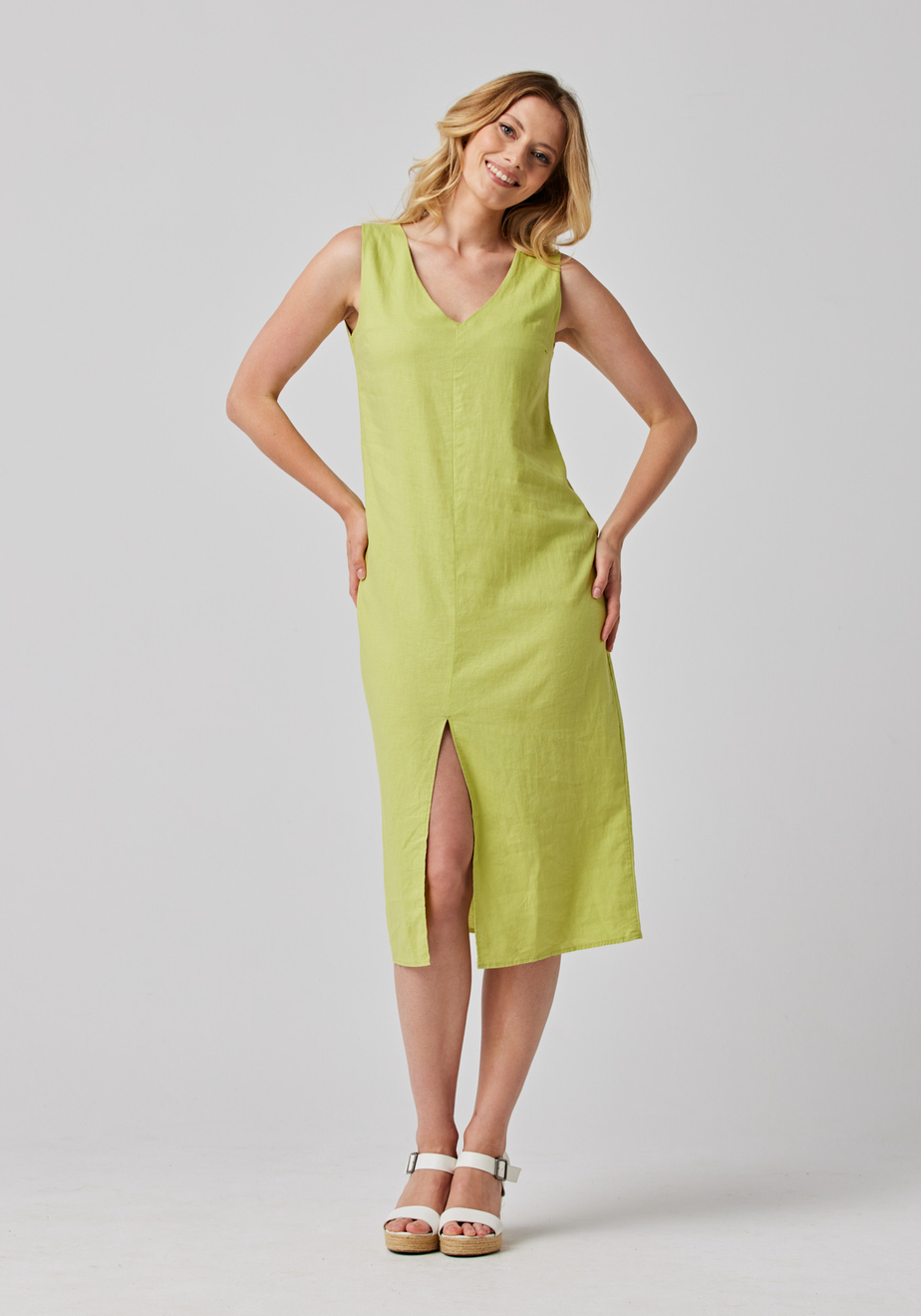 Prosta lniana sukienka 1340