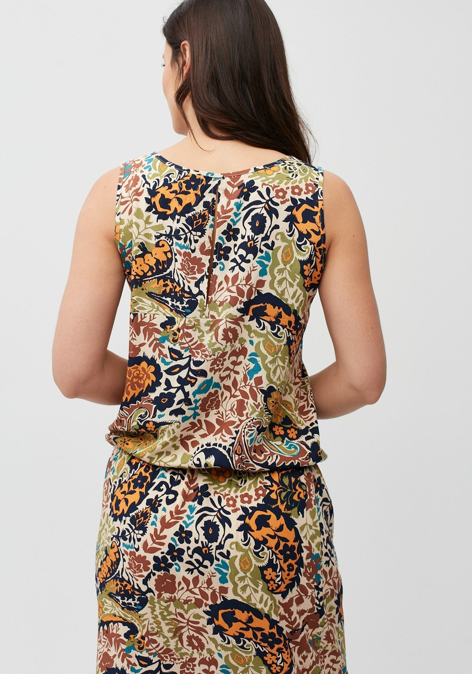 Kolorowa sukienka maxi 1231