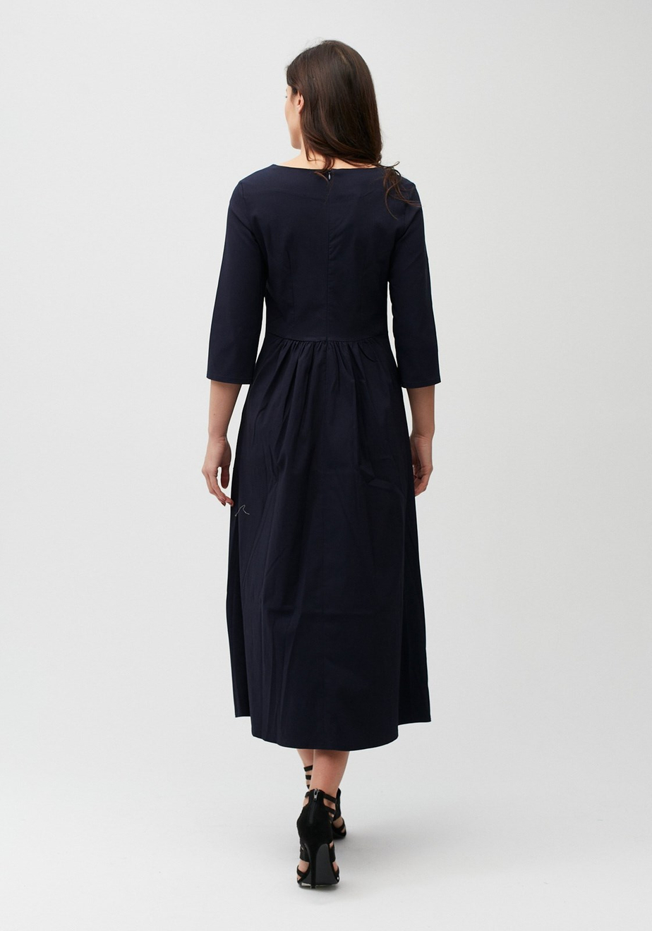 Midi granatowa sukienka 1781