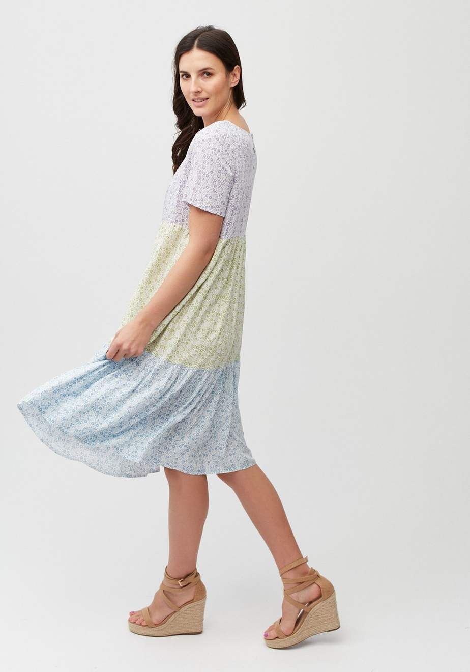 Sukienka w pastelowych kolorach 1094