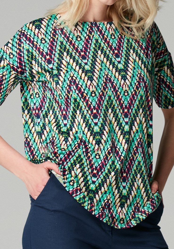 Bluzka w zygzaki 3256