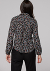 Czarna koszula w kwiatki 3031