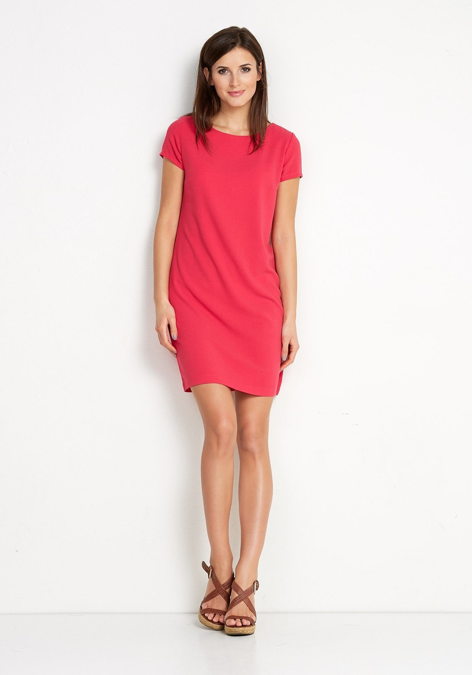 Klasyczna malinowa Sukienka 1709