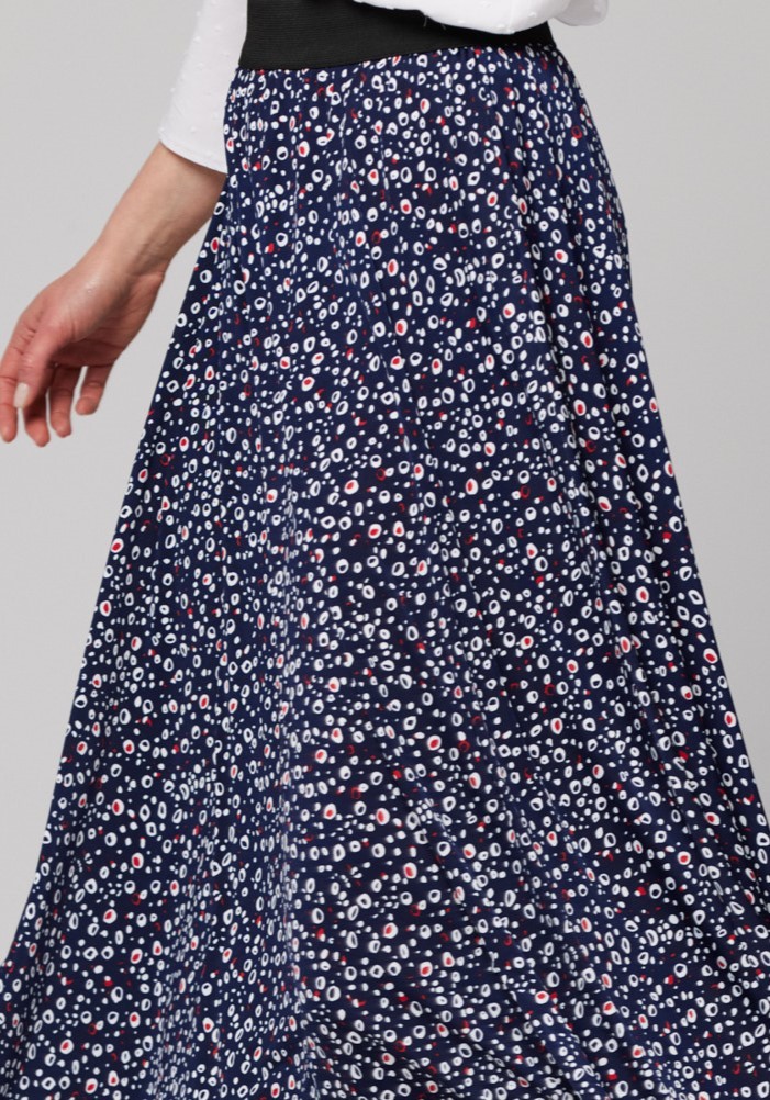 Swobodna spódnica w groszki 2011