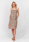 Sukienka w geometryczne wzory 1028