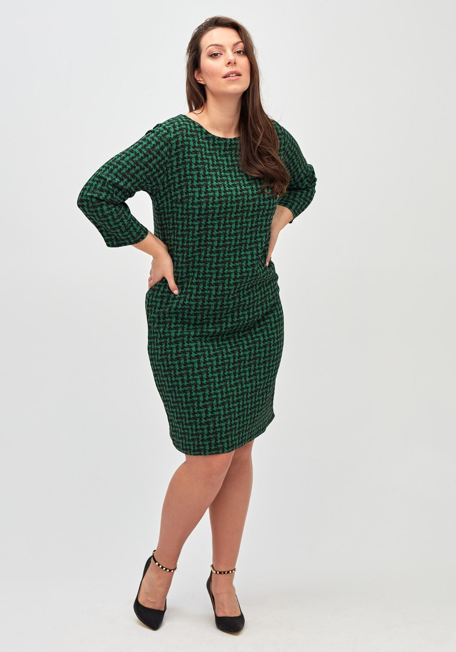 Sukienka w kratkę 6279