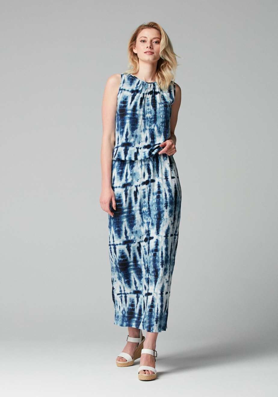 Maxi sukienka tie-dye 1236