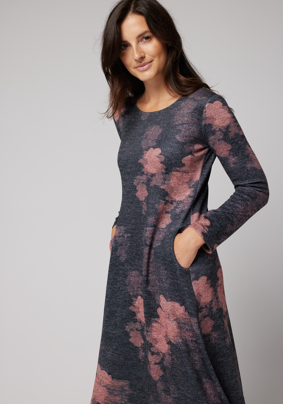 Midi sukienka z kieszeniami 1816