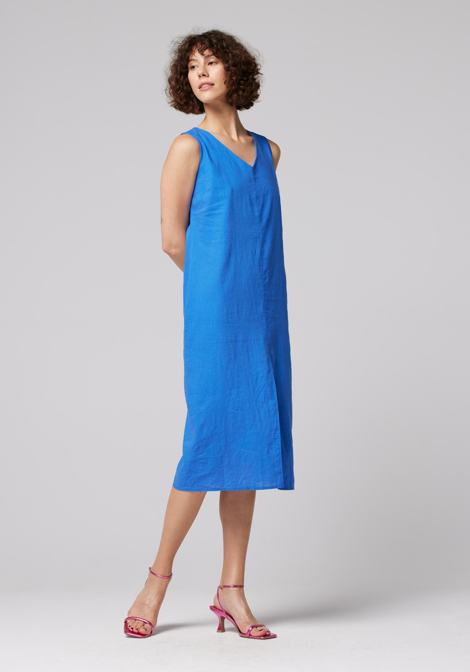 Prosta lniana sukienka 1340