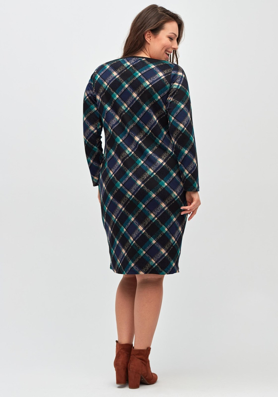 Sukienka w kratkę 6230