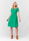 Zielona sukienka z kieszeniami 1773