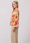 Bluzka w kolorowe kwiaty 3407