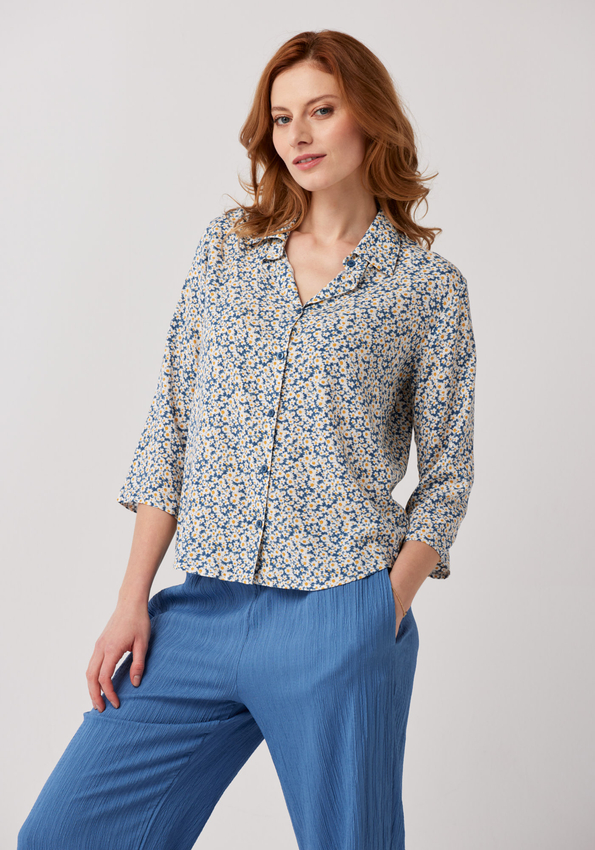 Koszula w białe rumianki 3291