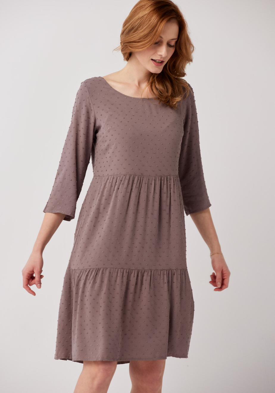 Swobodna sukienka fango 1172