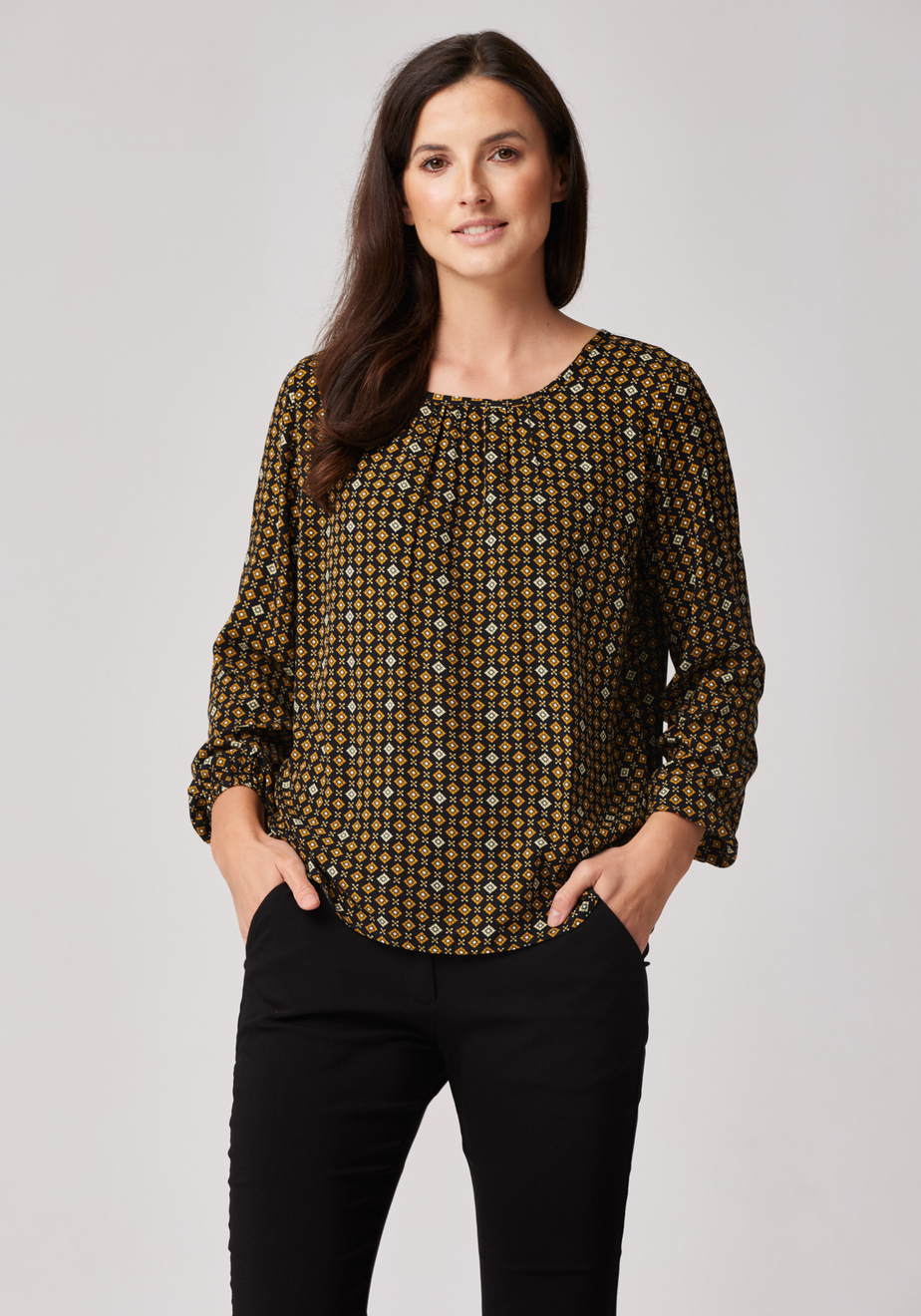 Wiskozowa luźna bluzka 3115