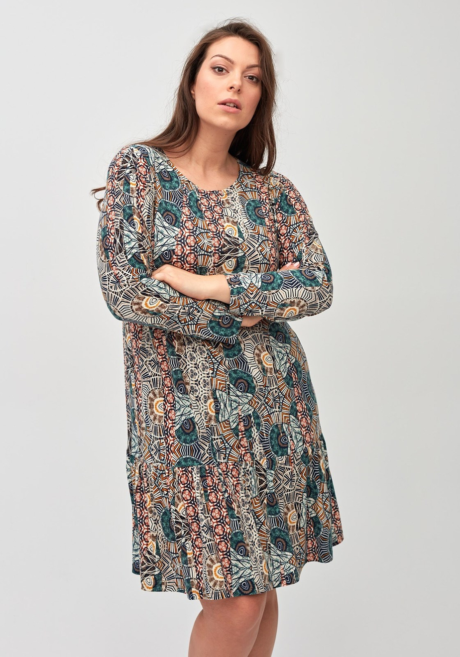 Sukienka z falbaną 6201