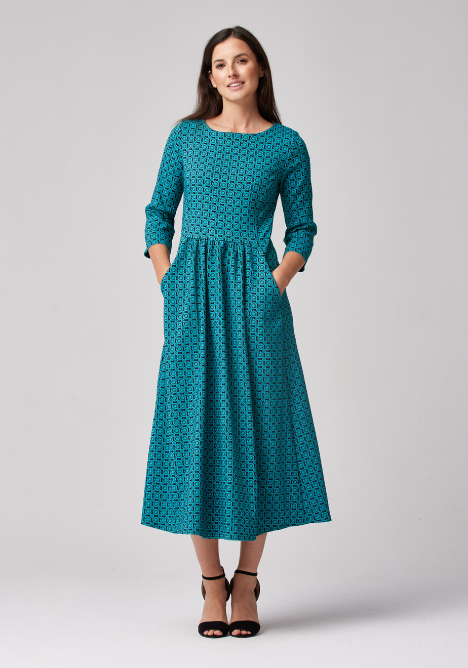 Elegancka sukienka midi 1787