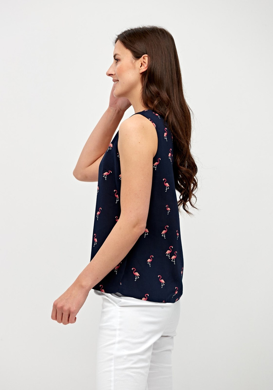 Bluzka we flamingi 3110