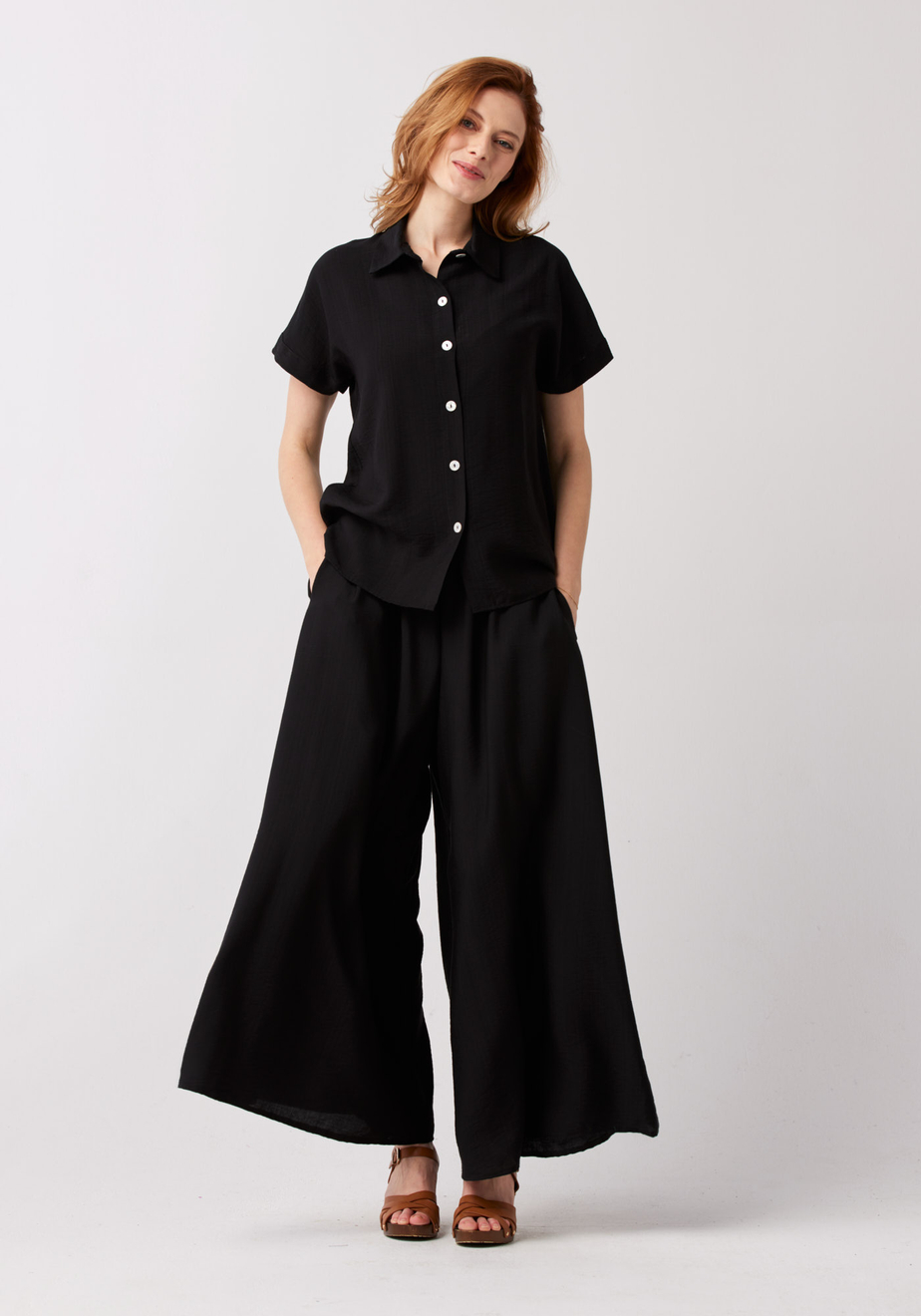 Luźne wiskozowe spodnie 5148