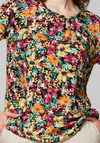 Kolorowa bluzka w kwiaty 3266