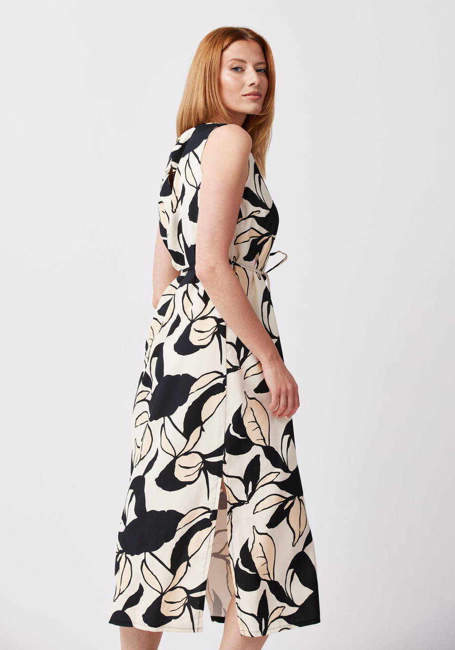 Wiązana sukienka midi 1127