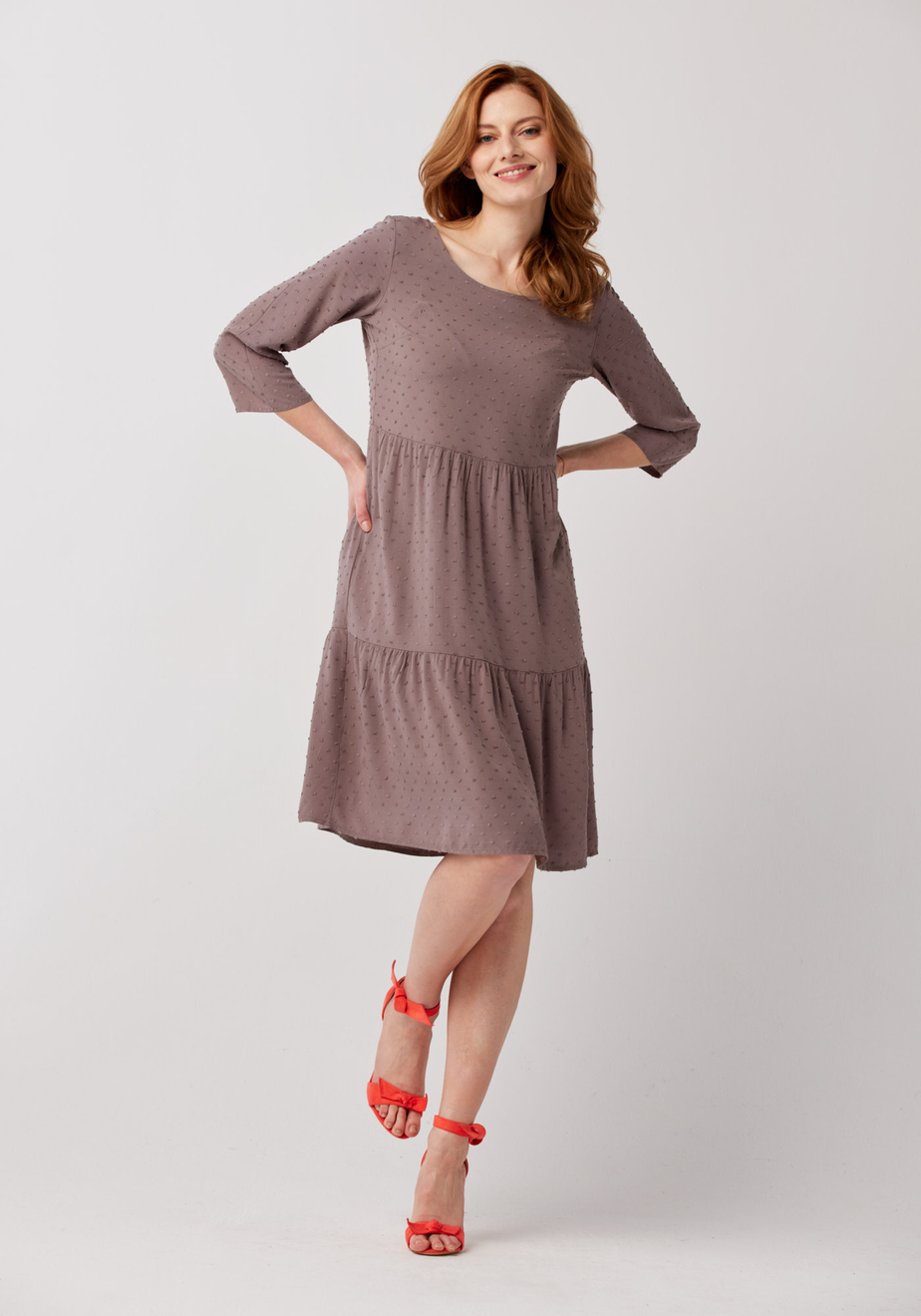 Swobodna sukienka fango 1172