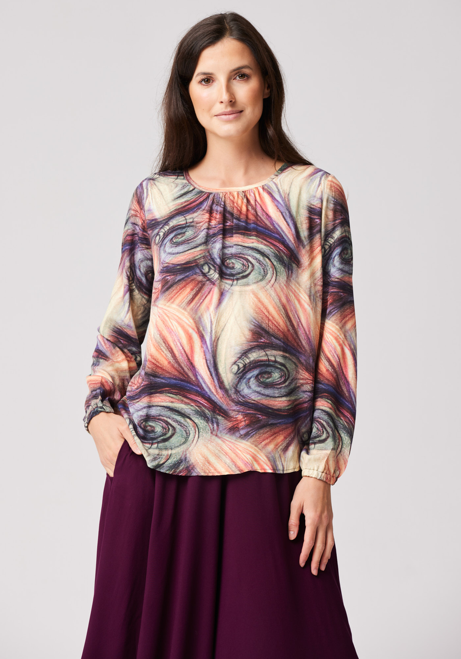 Swobodna bluzka 3116