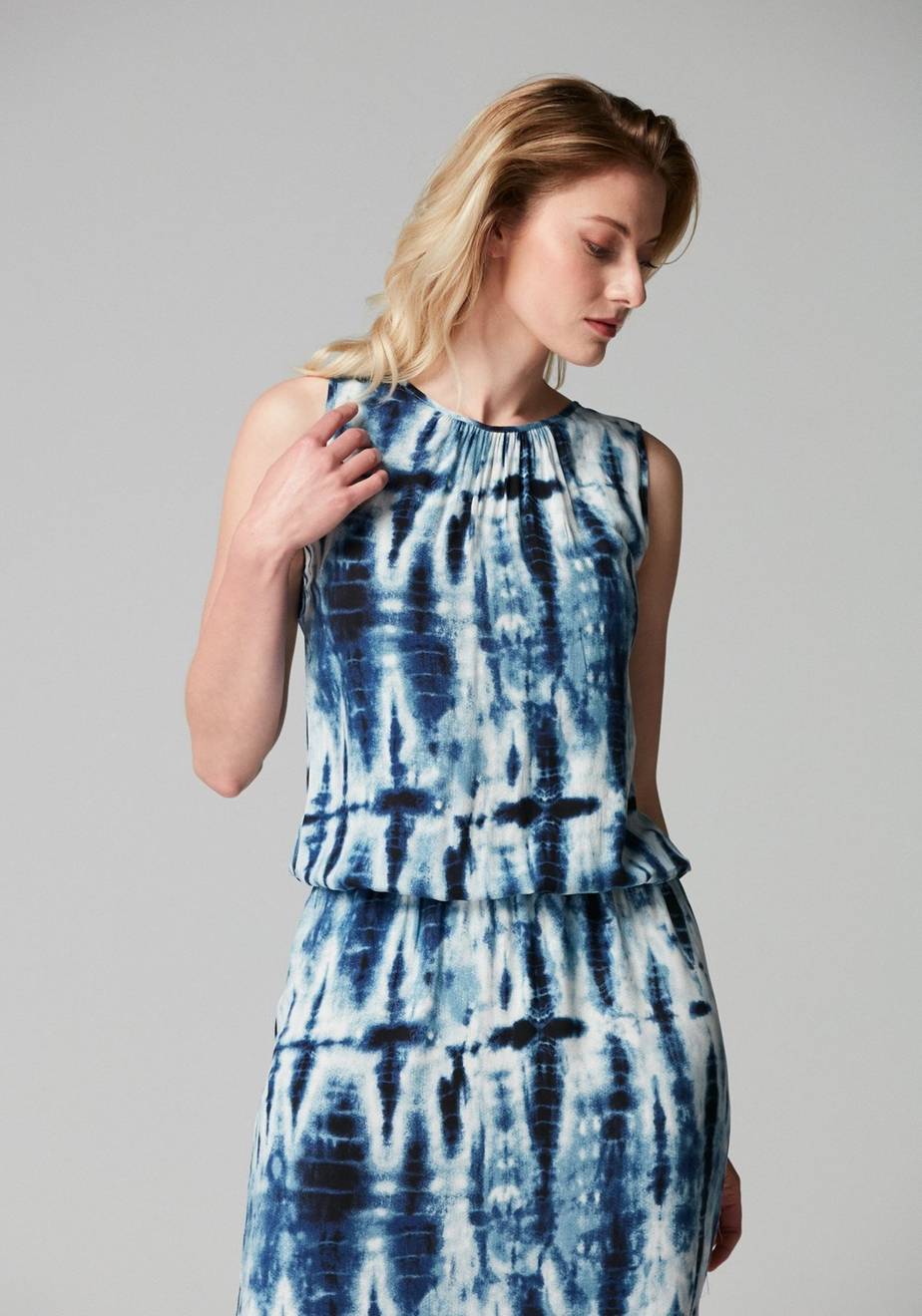 Maxi sukienka tie-dye 1236