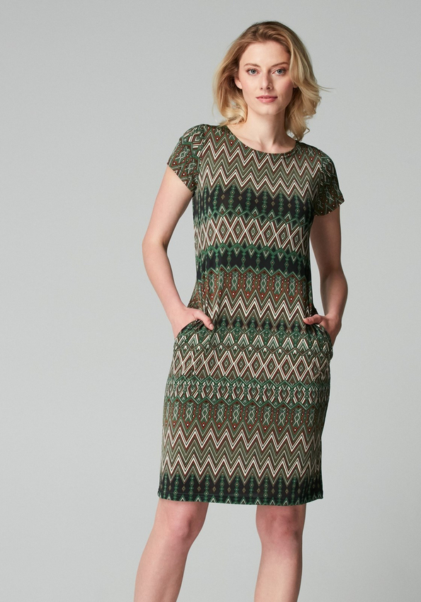 Sukienka w zygzaki 1575